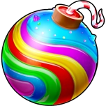 sweet bonanza color bomb symbol