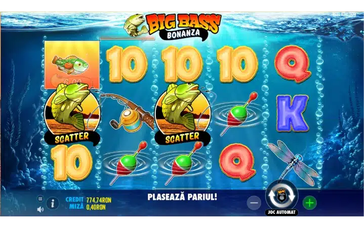 Big Bass Bonanza  
Pariu 0,40RON