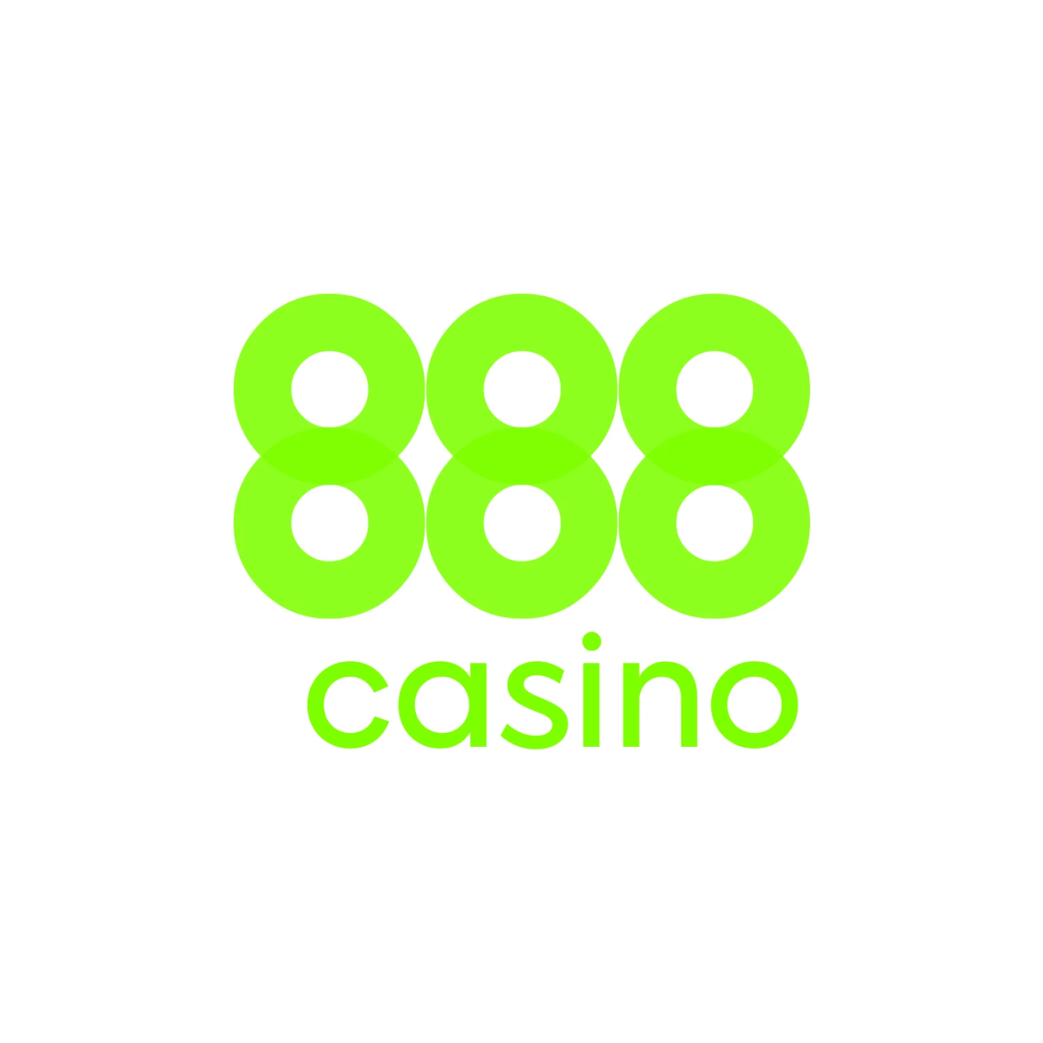 888Casino logo cerc alb