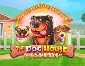 Trei caini jucausi!

Text in imagine: THE DOG HOUSE MEGAWAYS