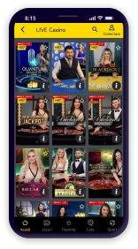 Casino pe telefon.