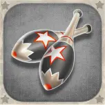 Doua maciuci negre cu stele