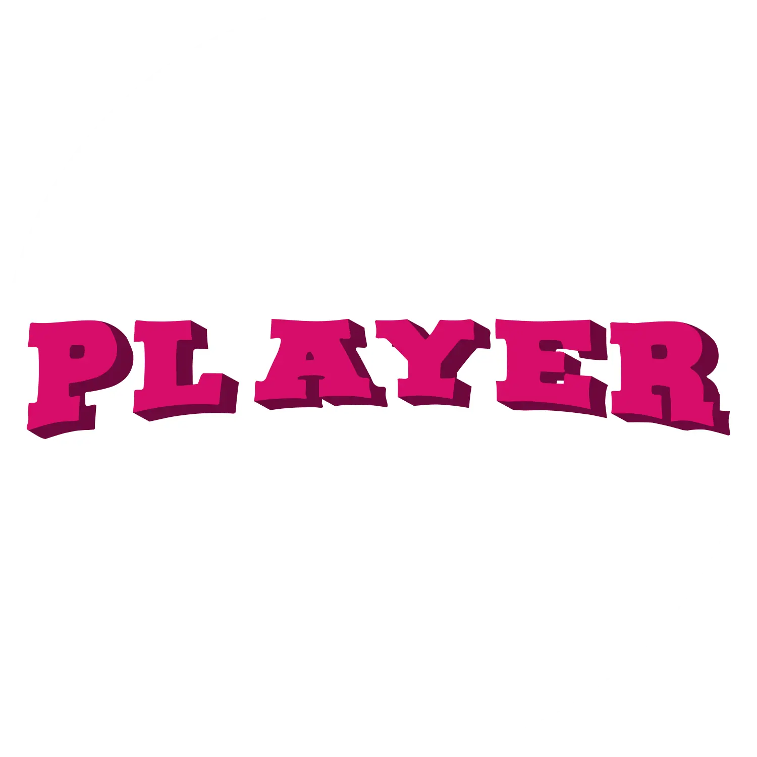 Player casino logo 500x1500 white
