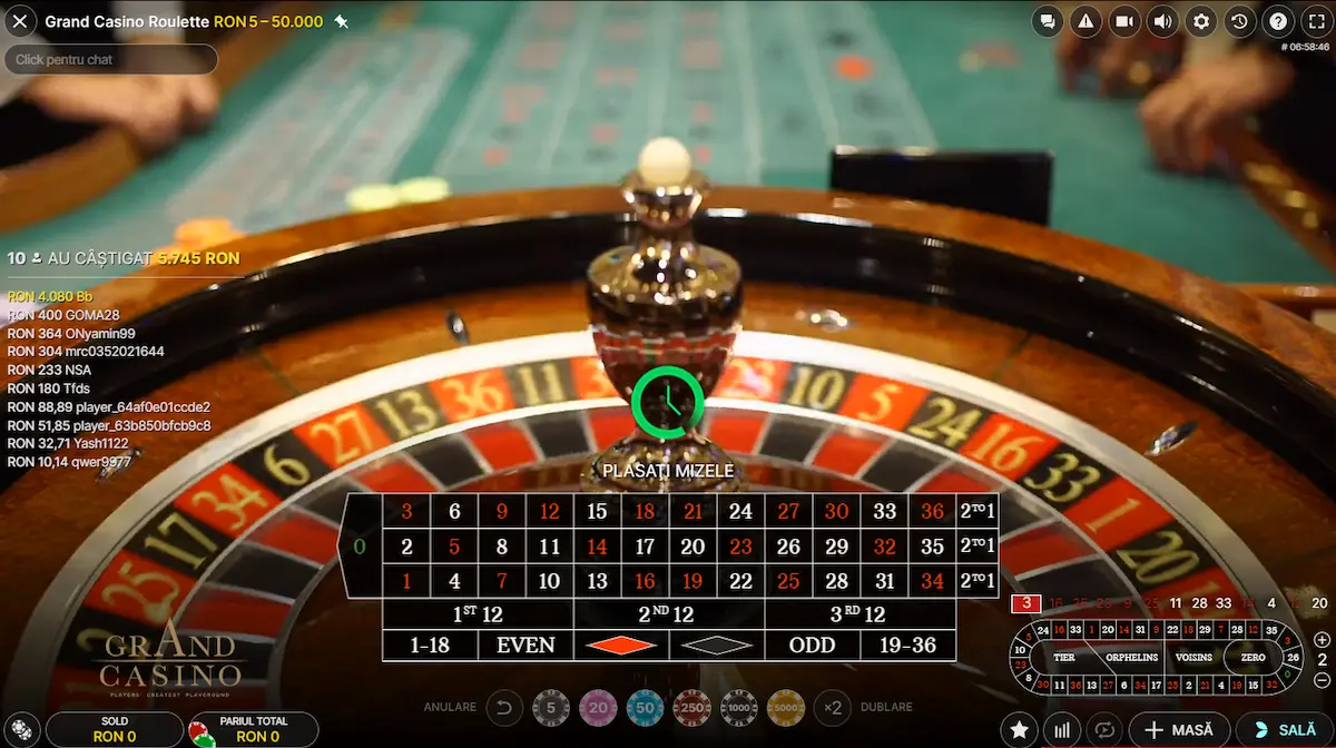 Superbet Grand Casino Roulette