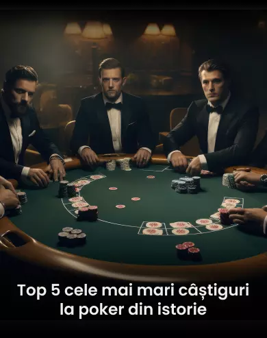 Top 5 cele mai mari câstiguri la poker din istorie