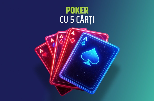 poker cu 5 cinci carti