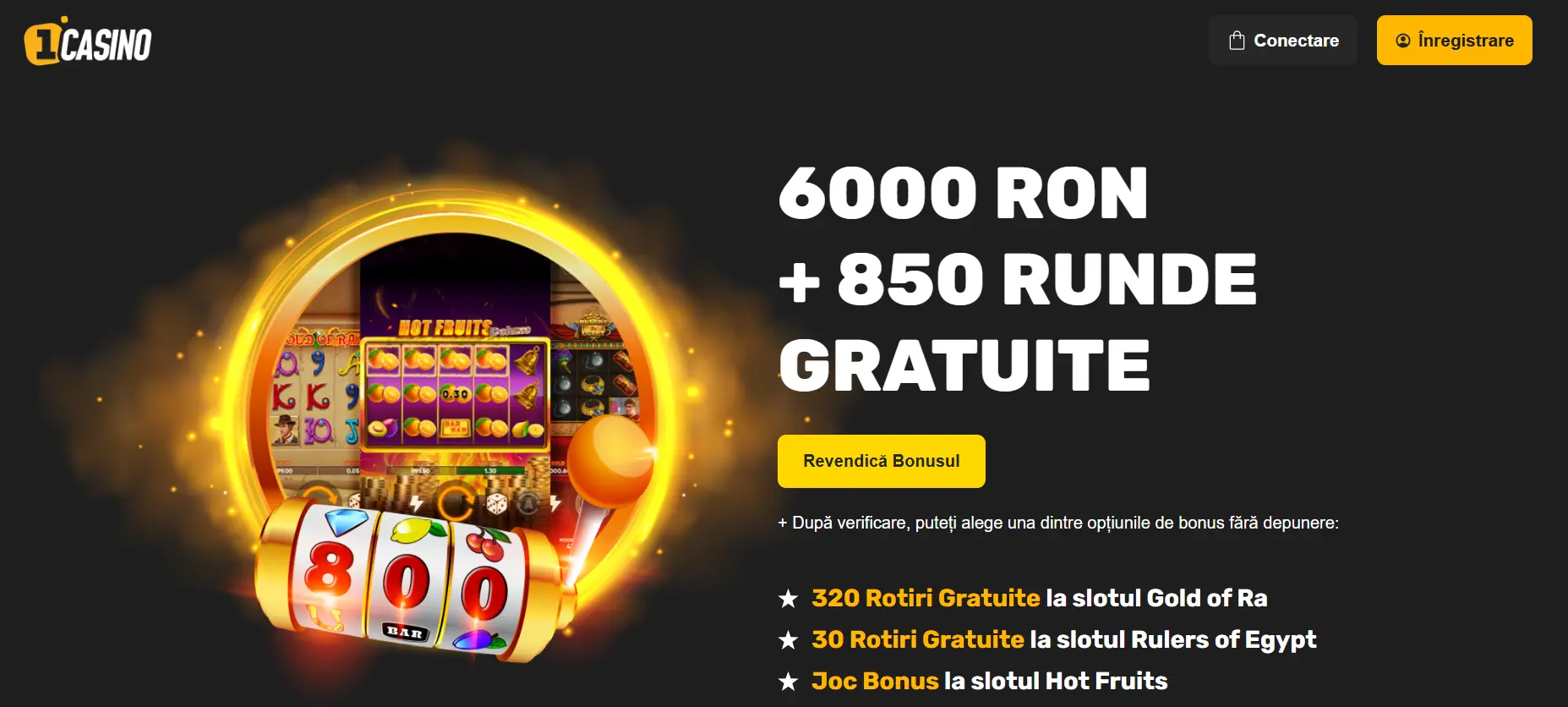 Roata norocului Prima Casino pas 1