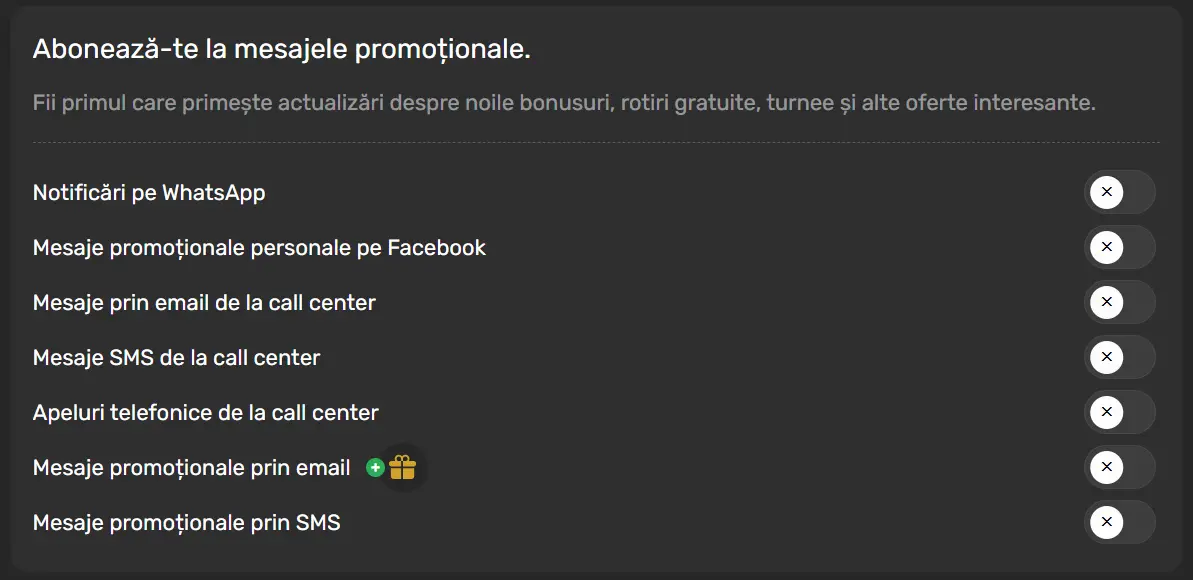 Roata norocului Prima Casino pas 2