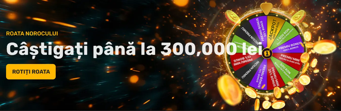 Roata norocului Prima Casino pas 4