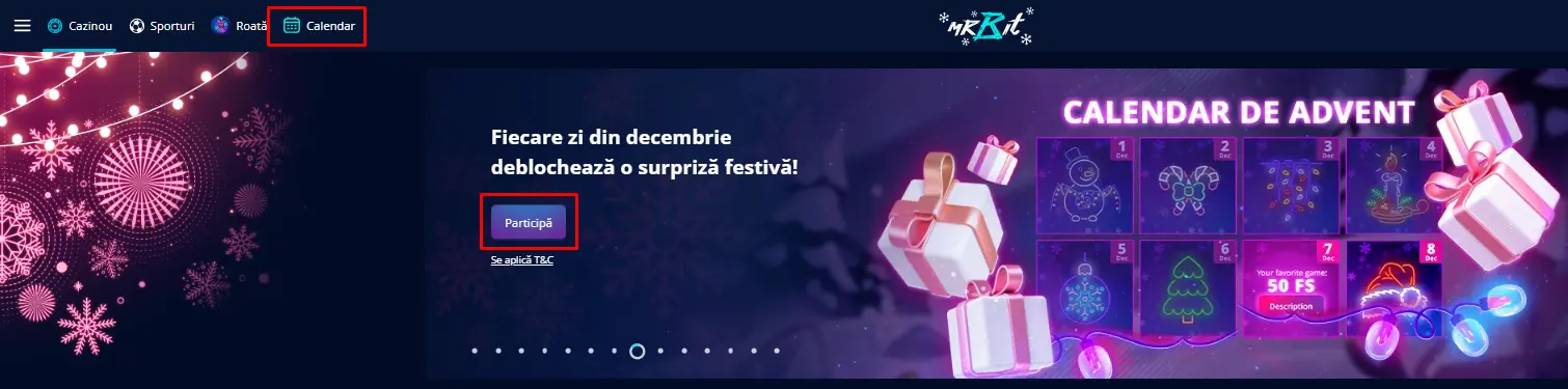 Participare calendar de Craciun pas 2