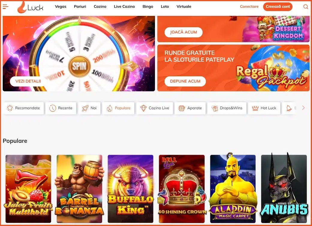 Luck Casino România Recenzie, Păreri și Recomandări (2026)
