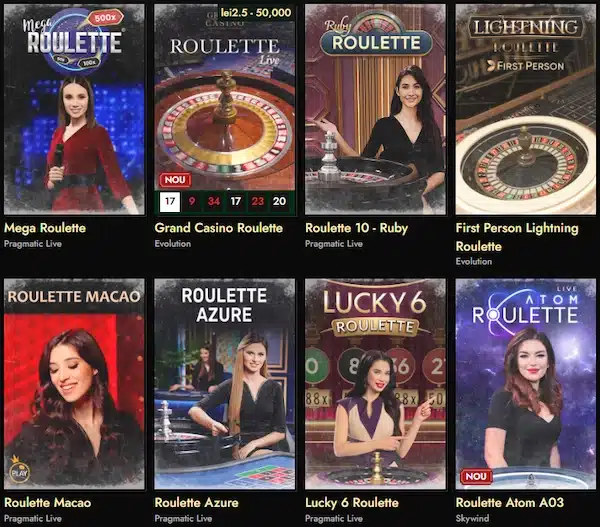Jocuri ruleta live la Don casino