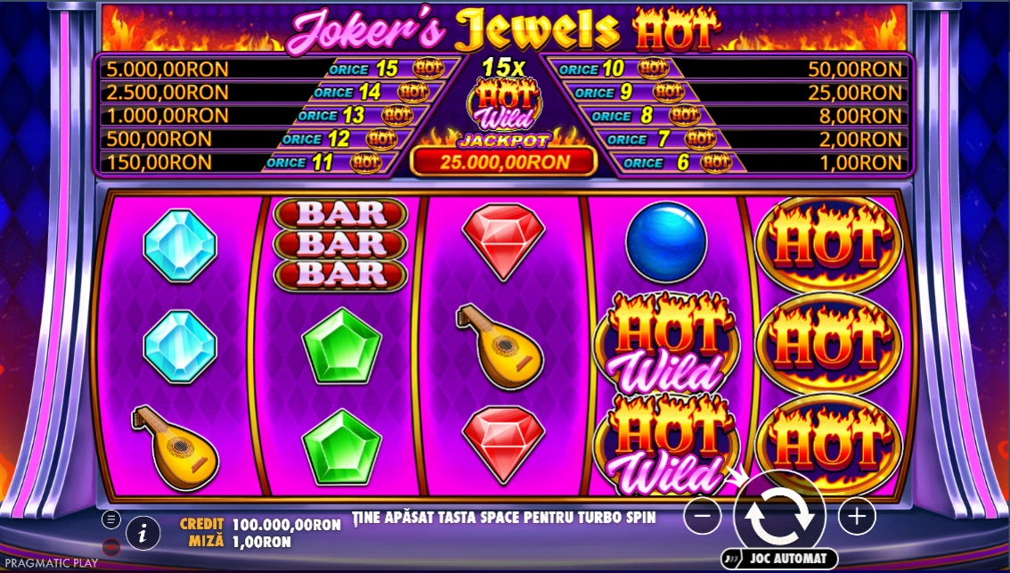 Păcănele Pragmatic Play cu jackpot