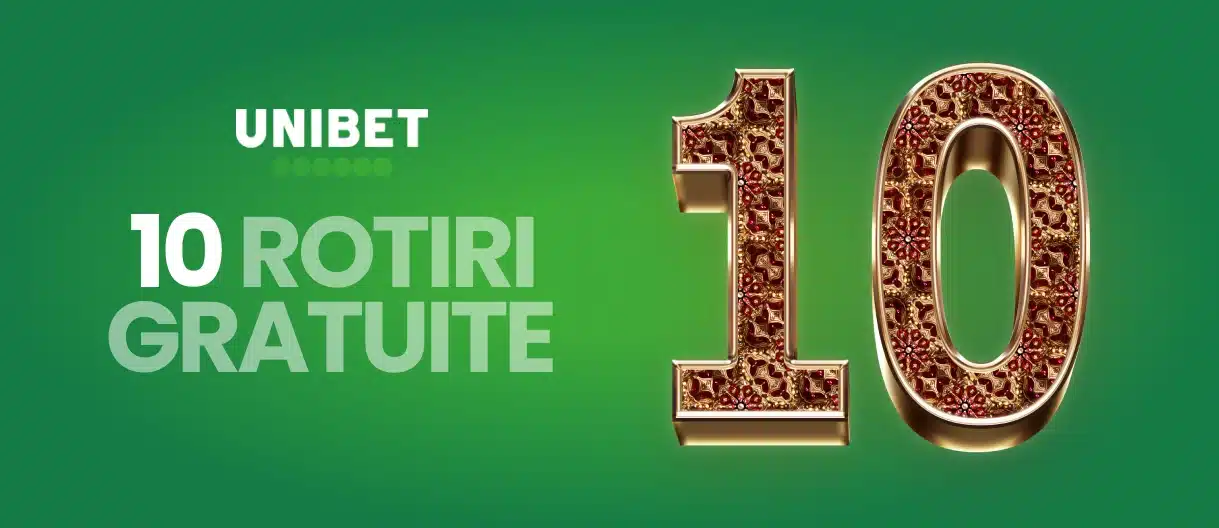 10 rotiri gratuite Unibet