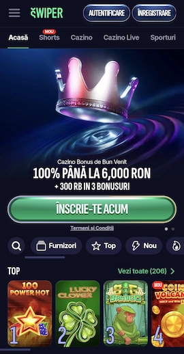 Swiper Casino pe mobil