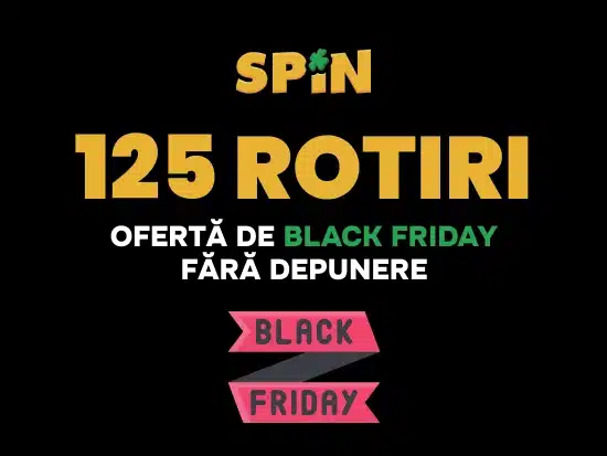 SPIN 125 Rotiri – ofertă de Black Friday fără depunere