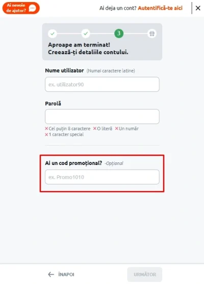bonusul de Black Friday la cazino - pas 2