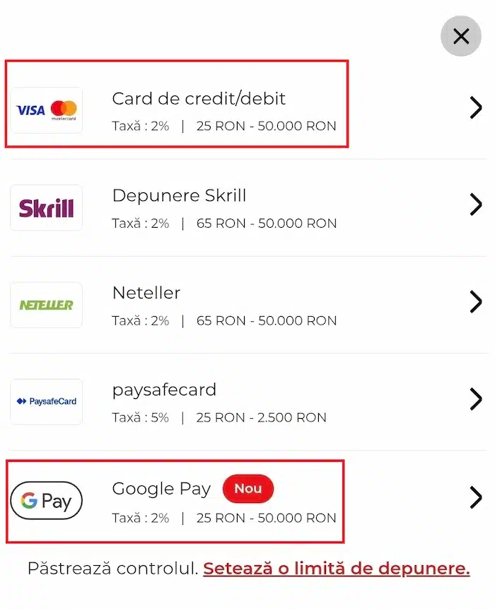 Interfața de claim bonus la 32 Rosu Casino, pasul 3