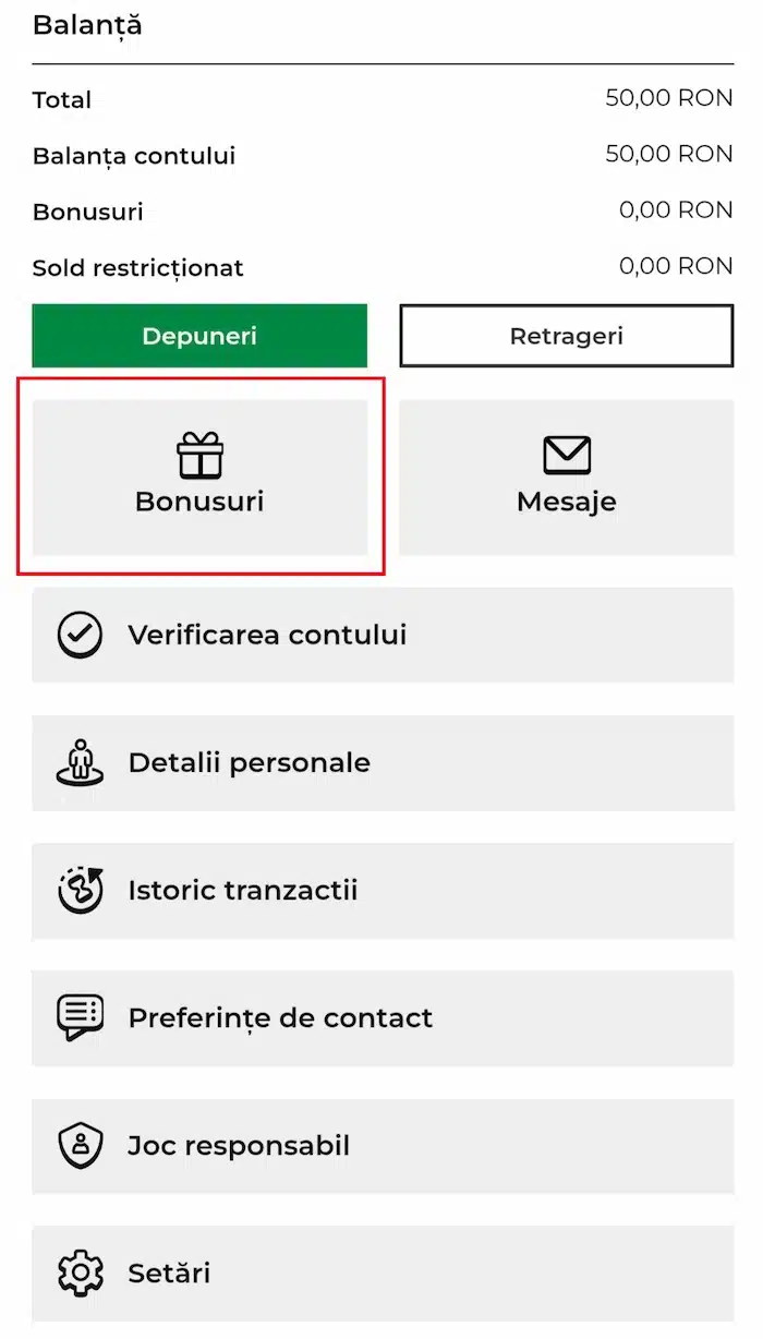Cod bonus 32Rosu pas 5.1