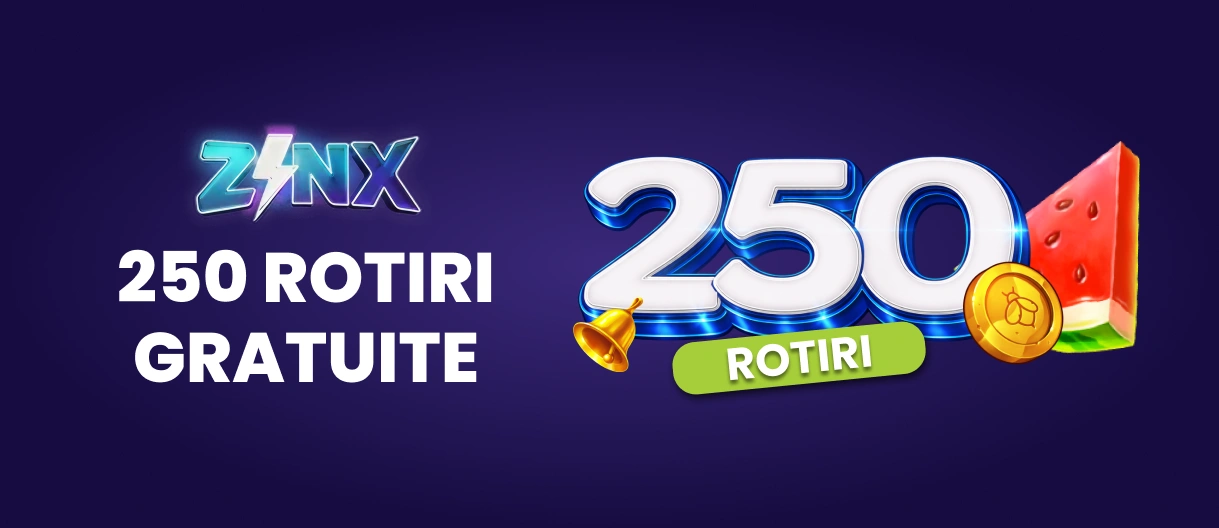 Zinx casino 250 rotiri gratuite