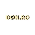 Don.Ro Casino logo rotund 1500x1500 alb